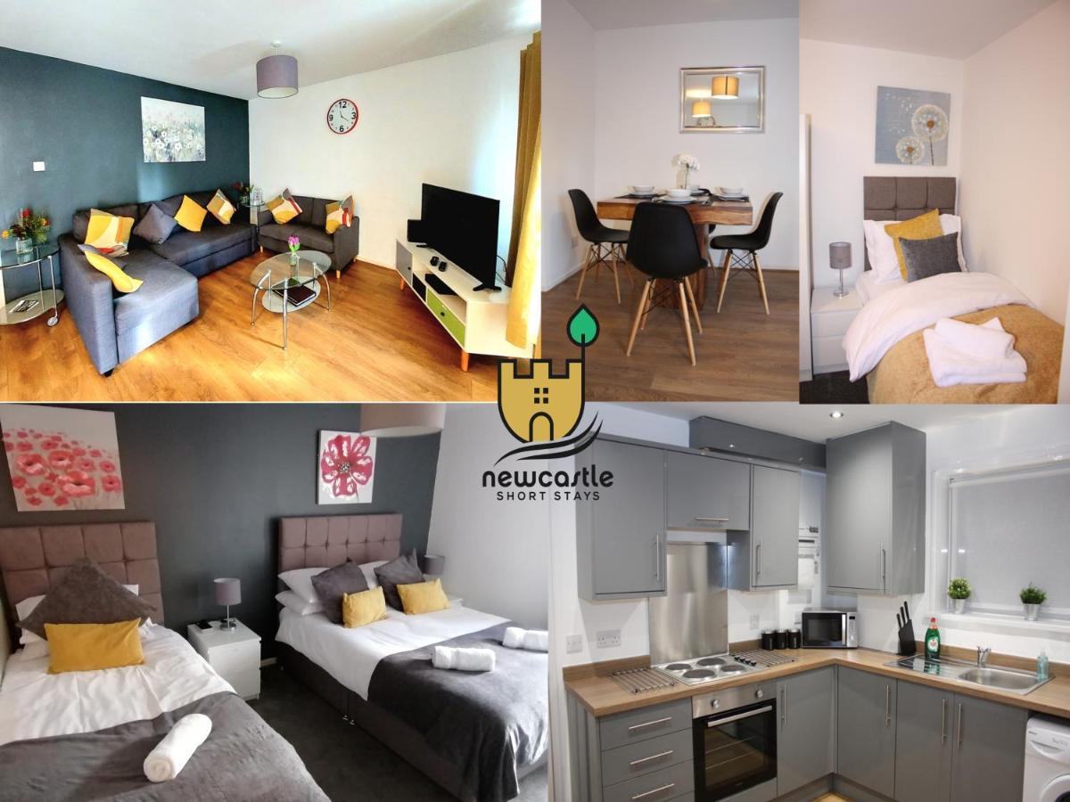 Milton House - Entire 3Bed House Free Wifi & 4 Free Parking Spaces Serviced Accommodation Newcastle Uk Newcastle upon Tyne Exterior foto